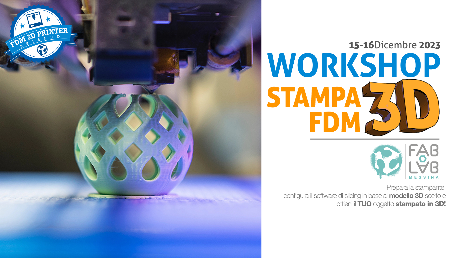Nuovo Workshop: Stampa 3D